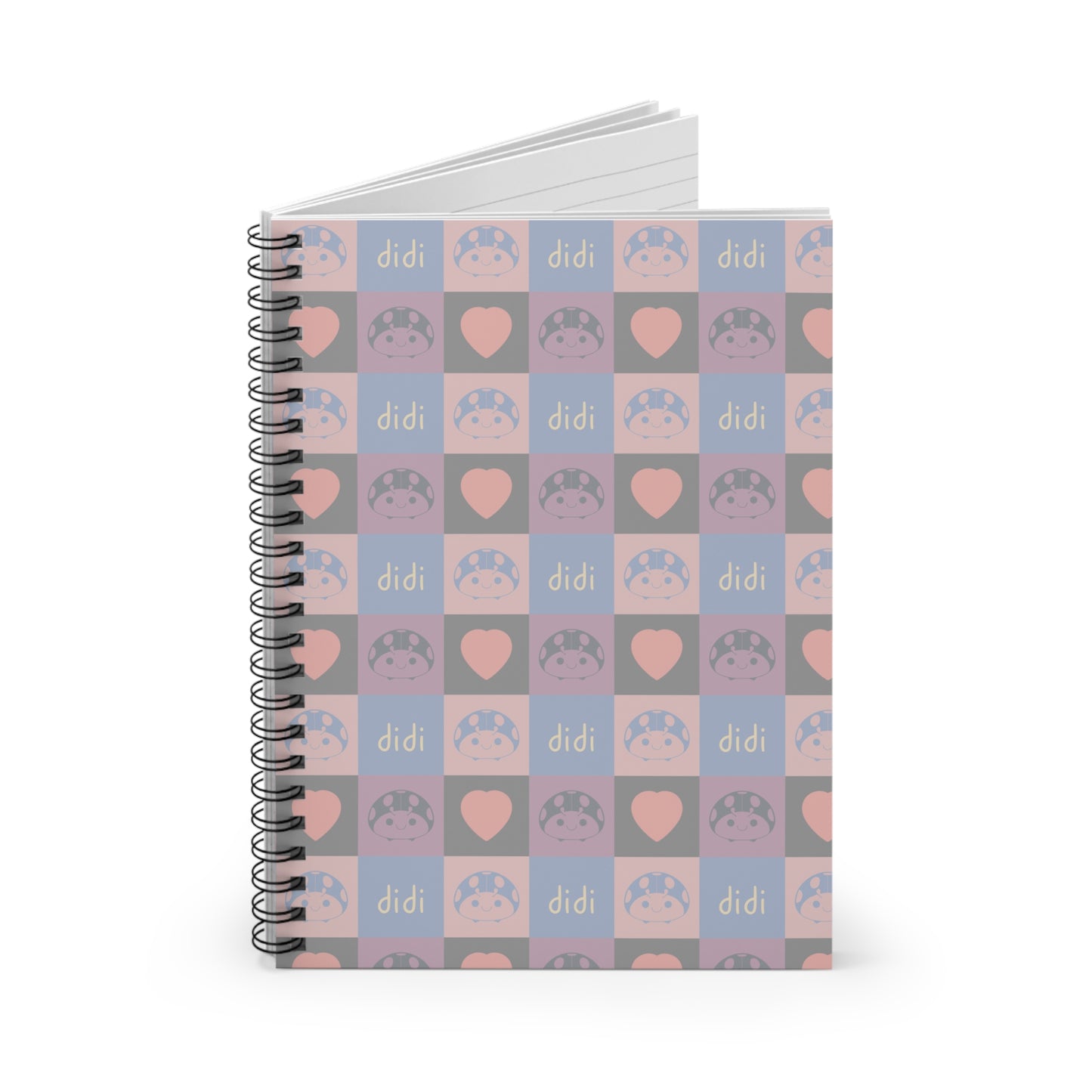 Didi the Ladybug – Soft Spiral Notebook for Journaling, Sketches & Sweet Thoughts