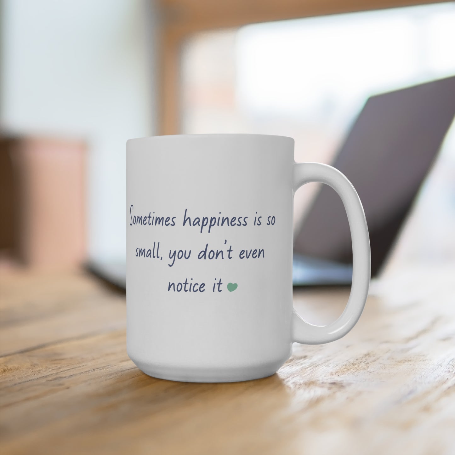 Sometimes happiness is so small | Tiny Moments Ceramic Mug | Nani Charm by thisisnanirise