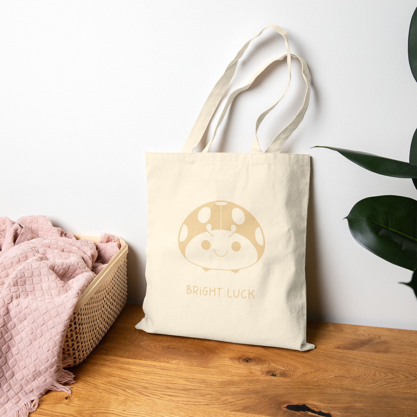 Didi the Ladybug „Bright Luck“ Eco-Friendly Tote Bag