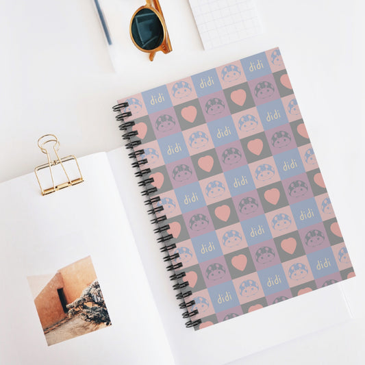 Didi the Ladybug – Soft Spiral Notebook for Journaling, Sketches & Sweet Thoughts